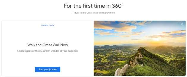 Muraglia cinese su Google