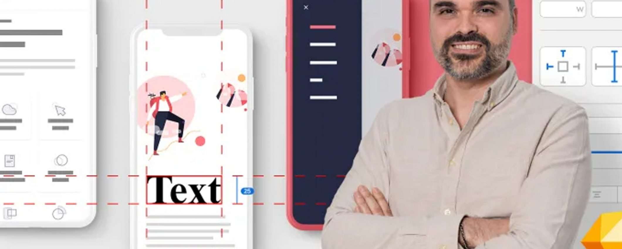 Corso di introduzione a Sketch: pacchetto da 7 corsi Domestika Basics in offerta al 70%