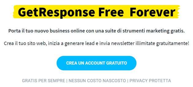 GetResponse Free Forever