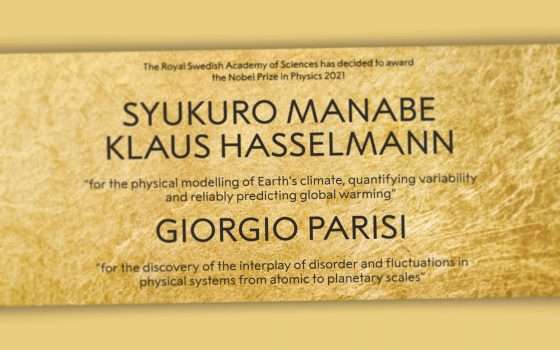 Giorgio Parisi è Premio Nobel per la Fisica 2021