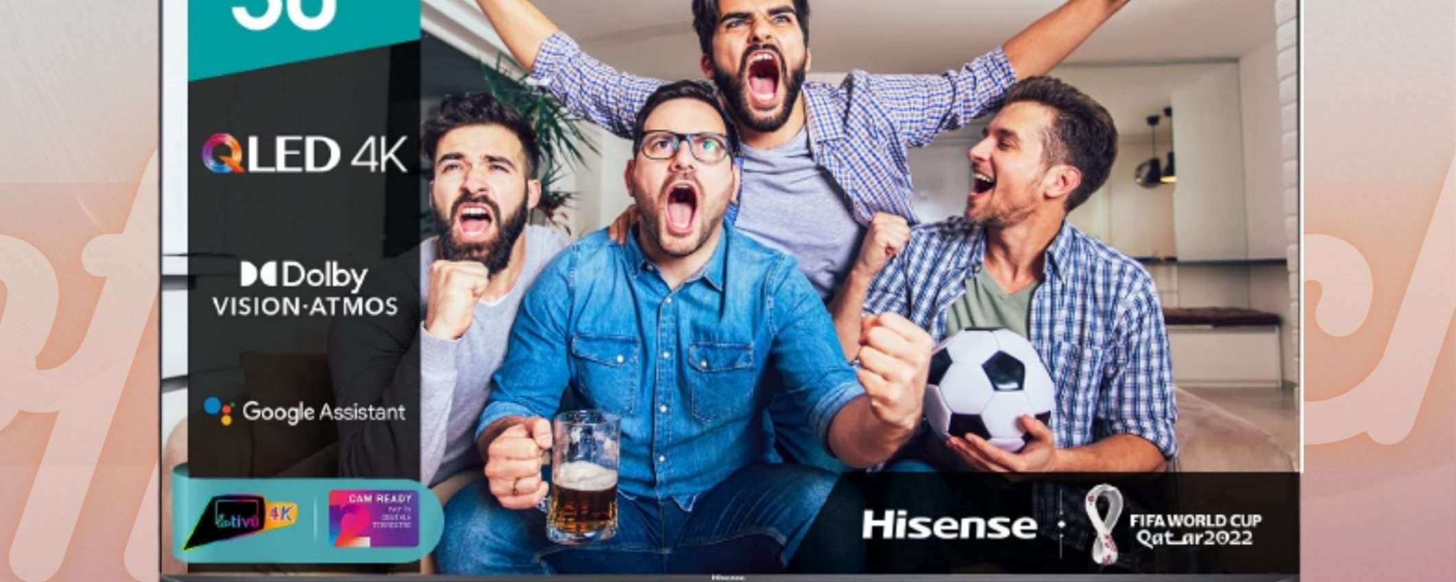 Smart TV Hisense: 50 pollici di puro spettacolo con schermo QLED