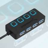 Hub USB 3 con interruttori: l'occasione su Amazon