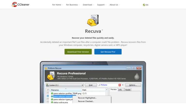 Recuva Professional 1.53.2096 free Recuva Professional 1.53.2096 free