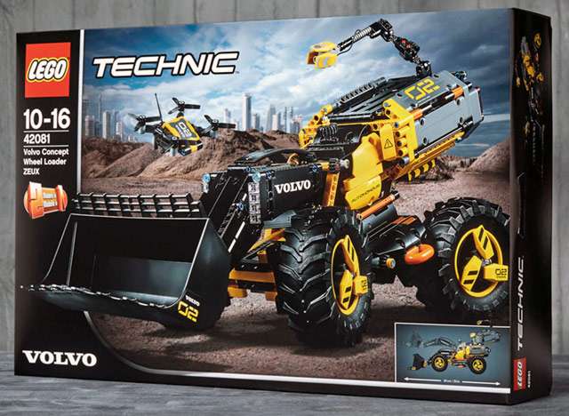 Il modello LEGO Technic della pala Volvo