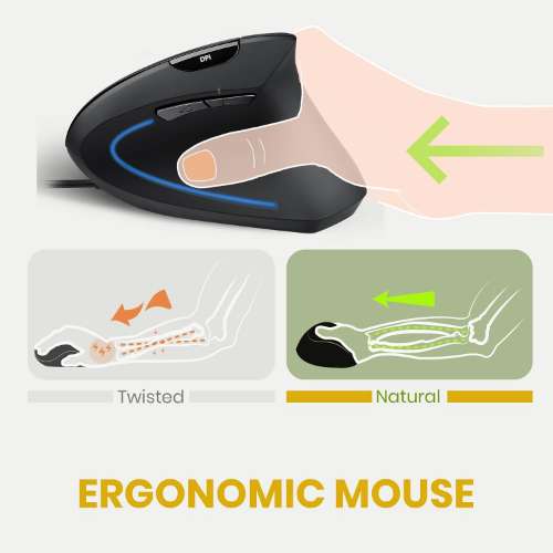 mouse verticale ergonomico