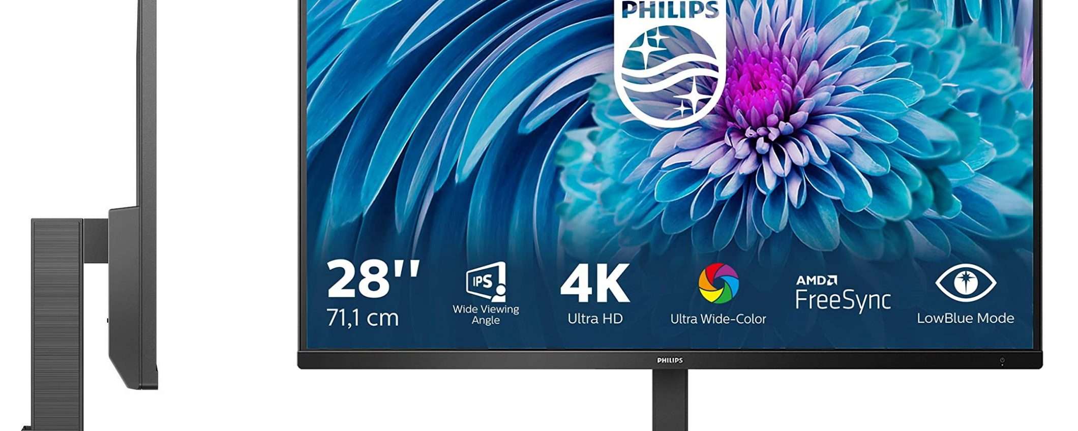 Monitor Philips 4K professionale in super sconto per poche ore