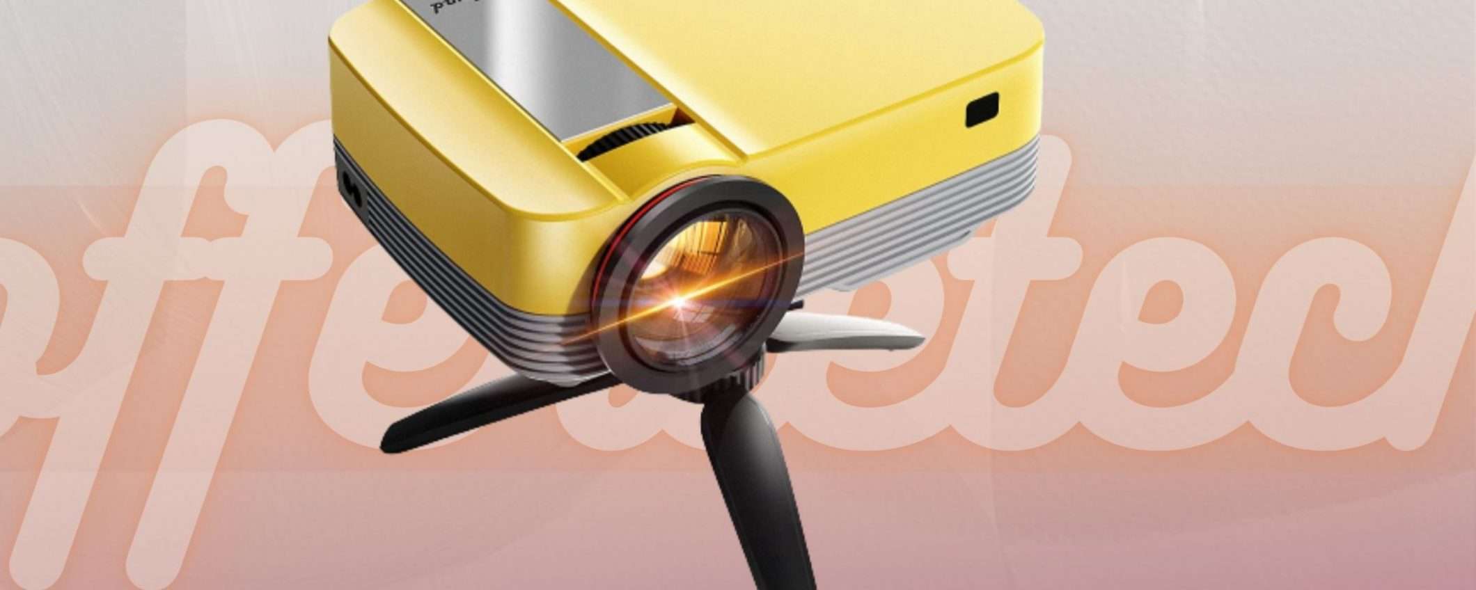 Proiettore SUPER portatile: il grande cinema ovunque vai