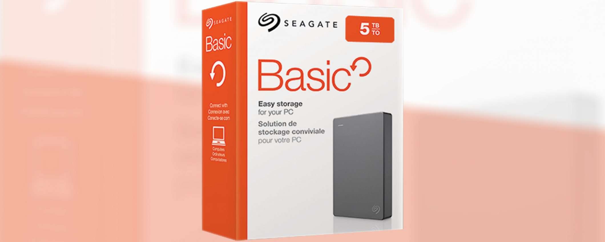 Seagate Basic, HDD 5 TB a un OTTIMO PREZZO su eBay