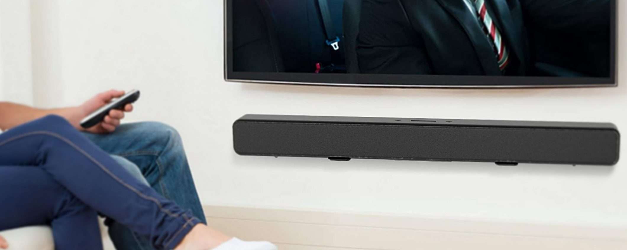 Smart TV al muro: come appendere la soundbar?