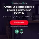 PureVPN: naviga in sicurezza e anonimato risparmiando il 73%