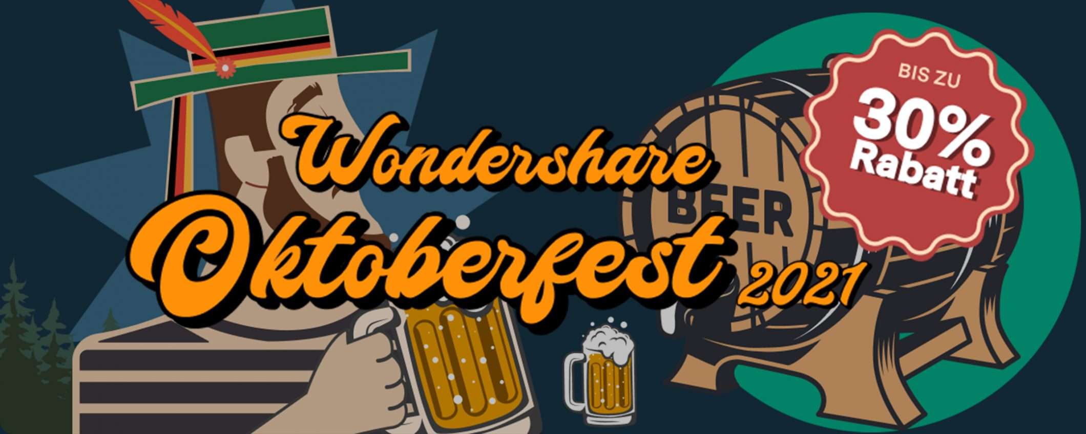 Festeggia l'Oktoberfest con Wondershare: tutti i software in sconto fino al 30%
