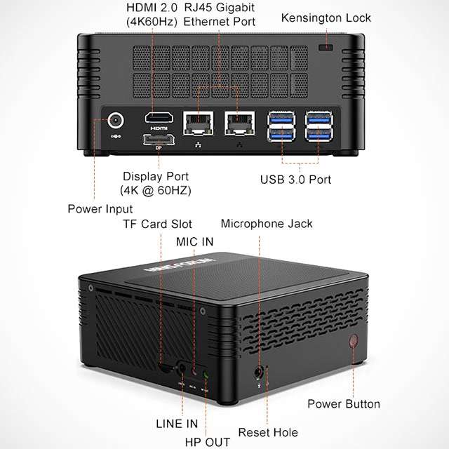 MinisForum EliteMini X300: Mini PC con CPU AMD Ryzen 5 3400GE
