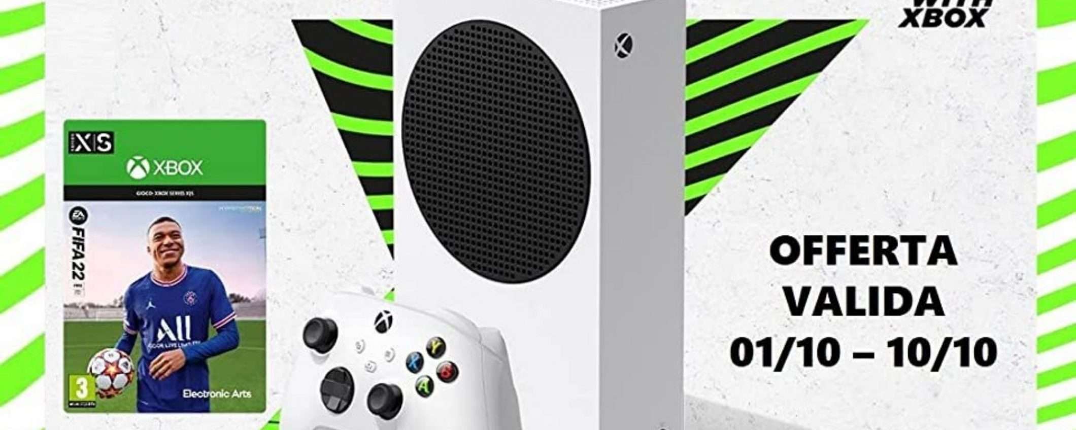 Xbox Series S + FIFA 22: super sconto in atto (-80€)