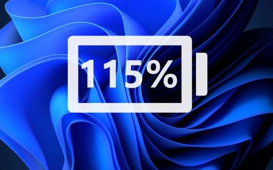 Windows 11 ricarica la batteria oltre il 100%