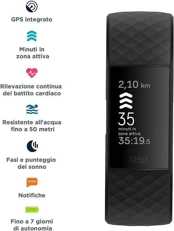 Smart Band Fitbit Charge 4 - 1