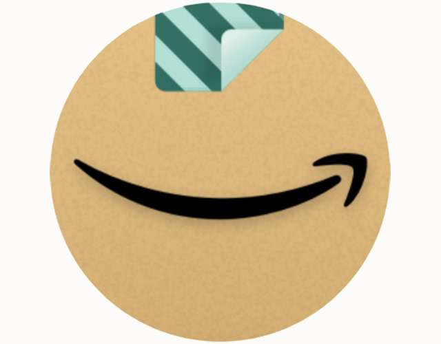 L'icona dell'app Amazon modificata in vista del Black Friday