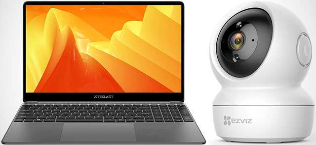 Un laptop e una videocamera di sorveglianza in sconto con i migliori coupon hi-tech di oggi su Amazon