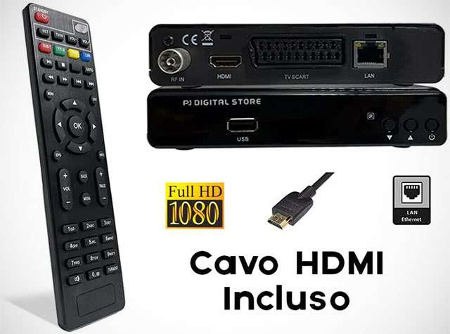 Decoder DVB-T2 e media player, un dispositivo 2-in-1