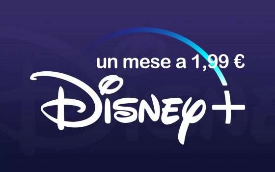 Disney+, un mese di streaming a 1,99 €: ecco come