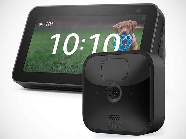 Il bundle che include Echo Show 5 e Blink Outdoor