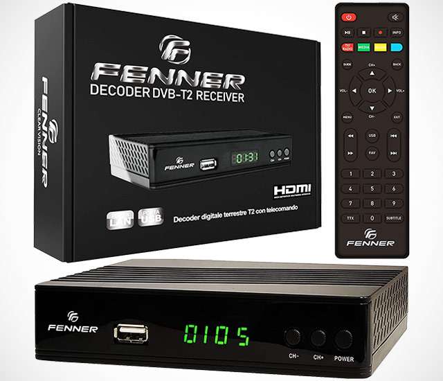 Il decoder DVB-T2 di FENNER