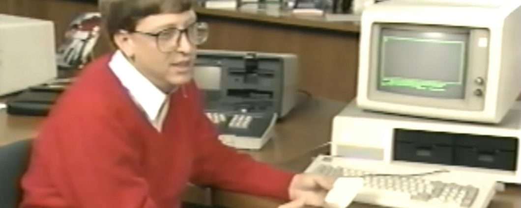 È il 1994 e Bill Gates ti dà il benvenuto in Microsoft
