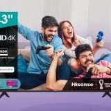Hisense, folata estiva di sconti sulle smart tv (fino a -40%)