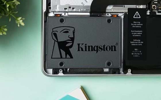 SSD Kingston A400 240 GB al suo MINIMO STORICO: solo 19€