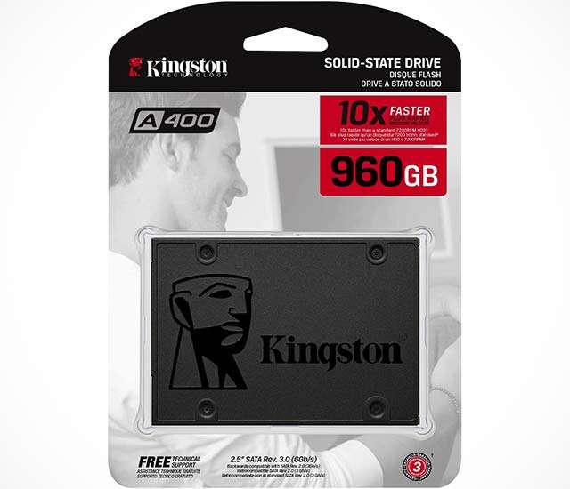 La SSD da 960 GB della gamma Kingston A400