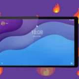 Tablet alla mano con Lenovo Tab M10 HD che è una favola