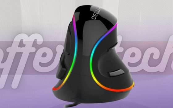 Mouse verticale per un comfort SUPREMO al computer