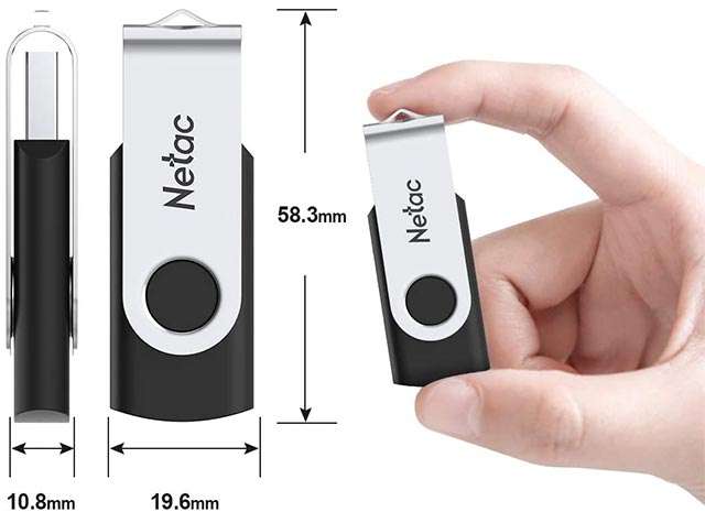 Netac, pendrive USB 3.0 da 64 GB