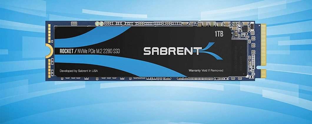 Sabrent Rocket: SSD 1TB in SUPER OFFERTA su Amazon