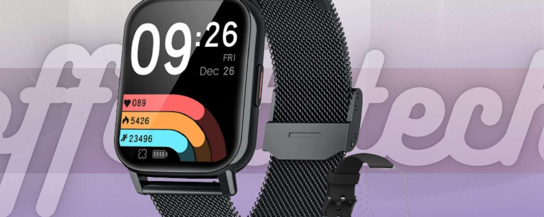 Smartwatch al polso: con questo modello non potresti avere di meglio