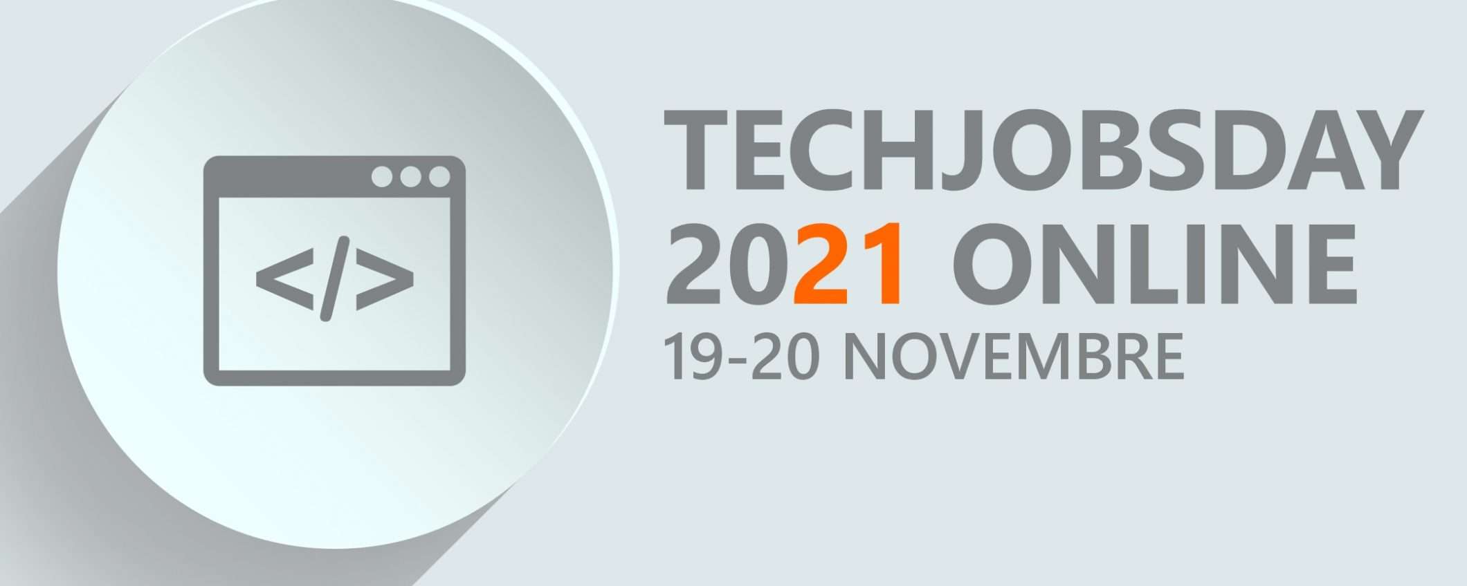 TechJobsDay 2021: il tuo futuro lavoro dal 19-20 novembre