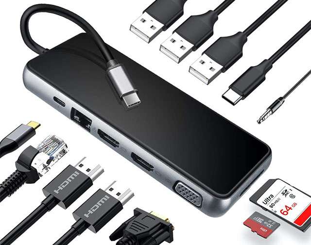 Lo hub USB 12-in-1 di Miden