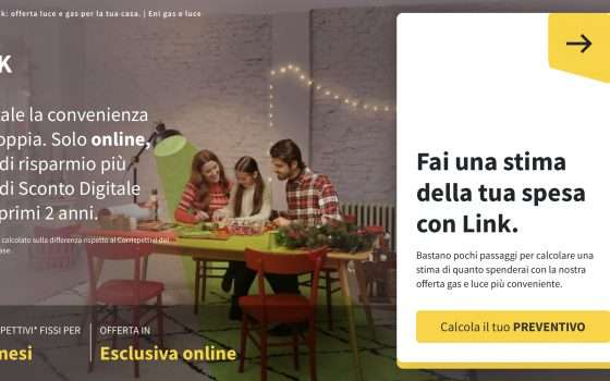 Eni Link gas e luce: come calcolare il preventivo
