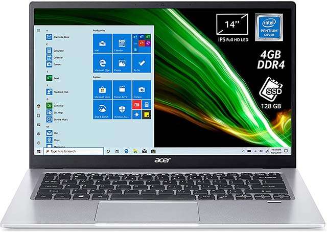 Il laptop Acer Swift 1 da 14 pollici