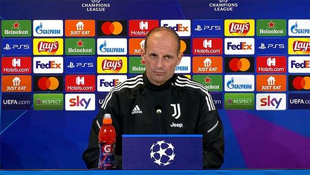 Juventus: la conferenza stampa di Allegri