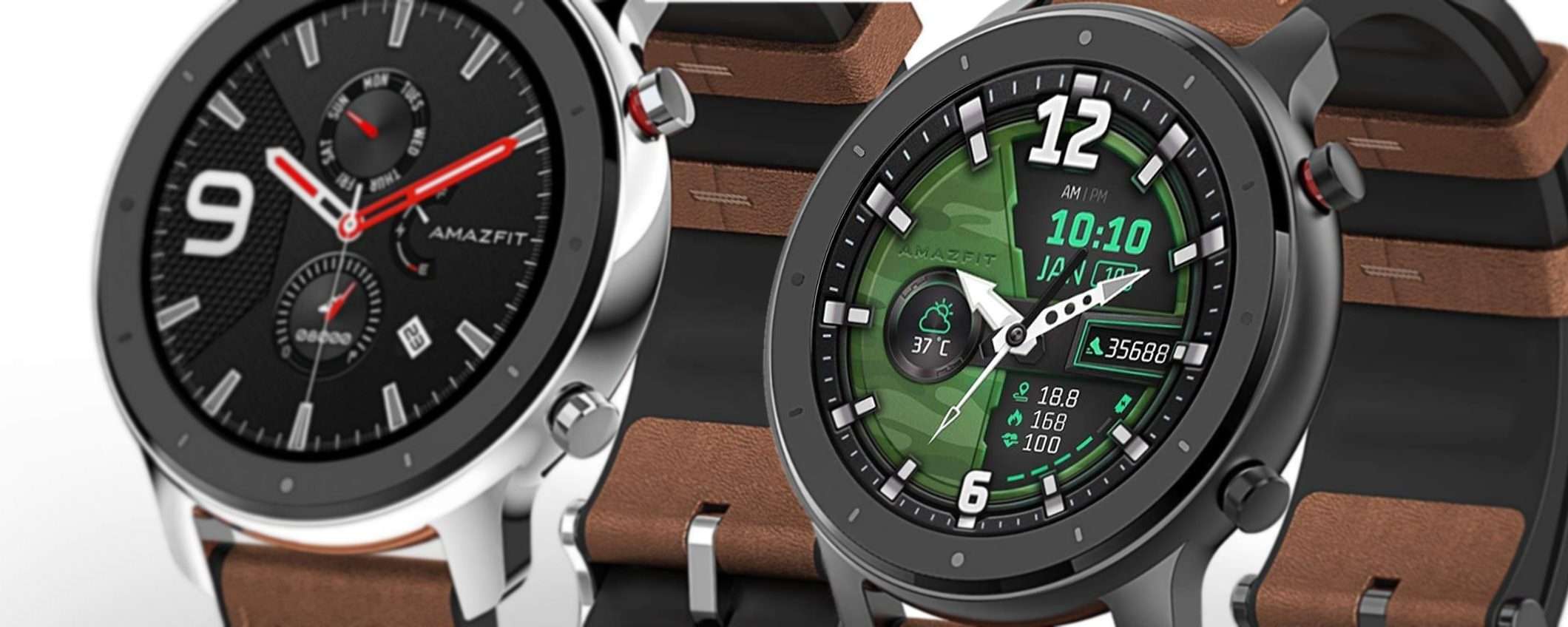Amazfit GTR, smartwatch a prezzo BOMBA: in marcia!