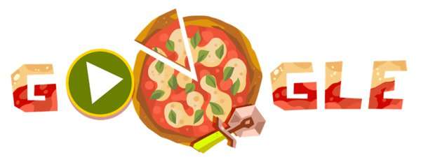 Google Doodle per la pizza