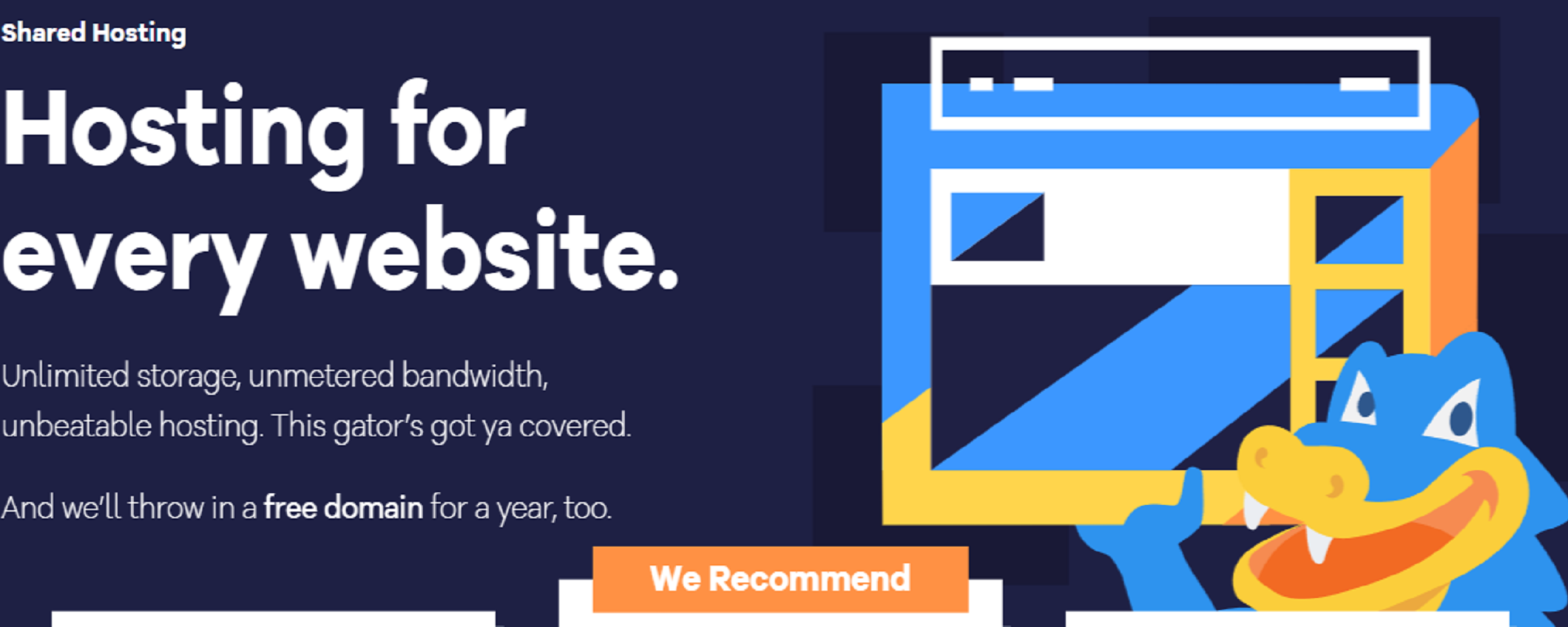 Hostgator Baby Plan: SCONTO del 65% a 3,50$ mese