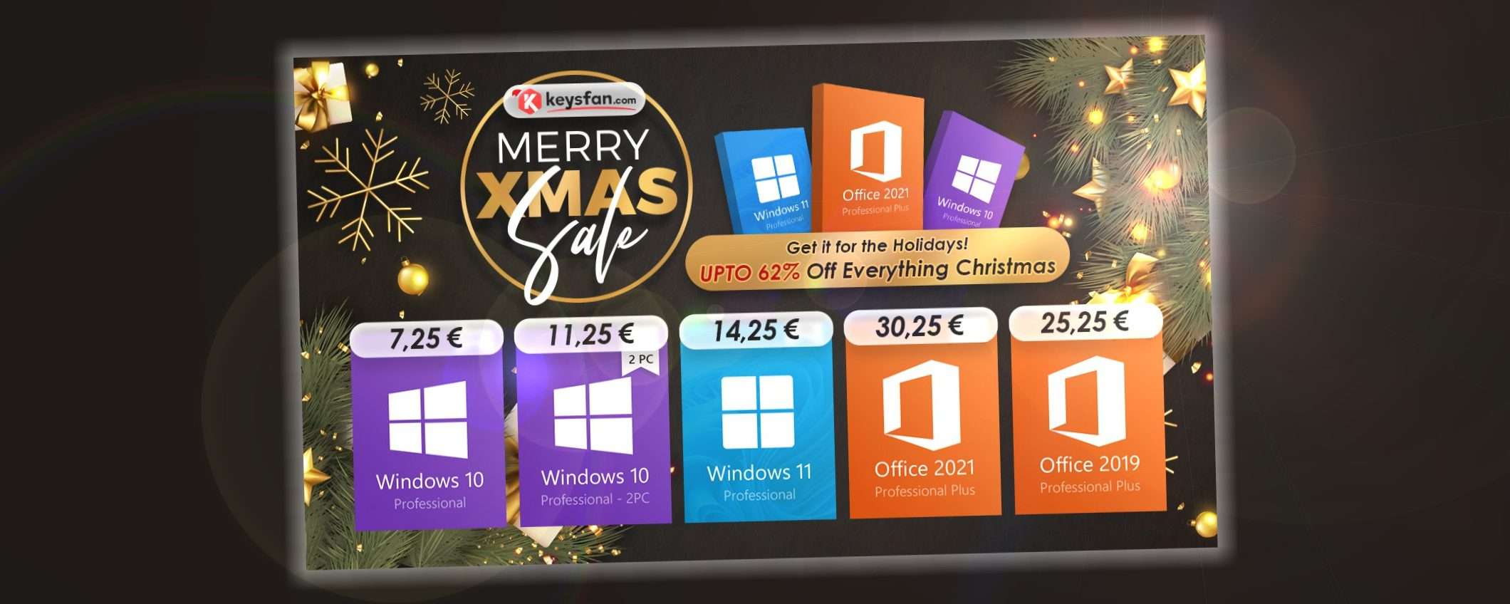 Saldi di Natale: Windows 10 Pro 7,25€ e Office 2021 Pro 15€
