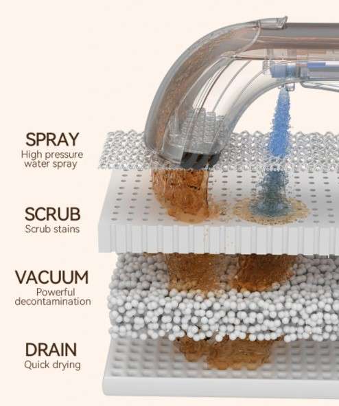 UWANT B100-E Spot Cleaner Multifunzionale