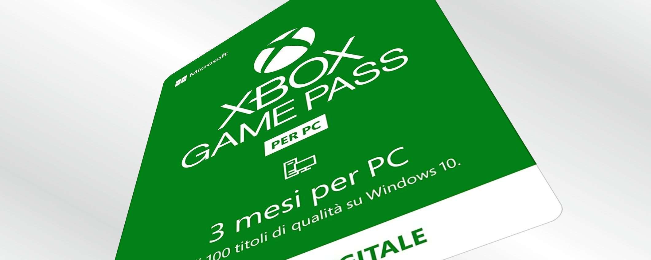 Xbox Game Pass di 3 mesi e 1 mese è in REGALO