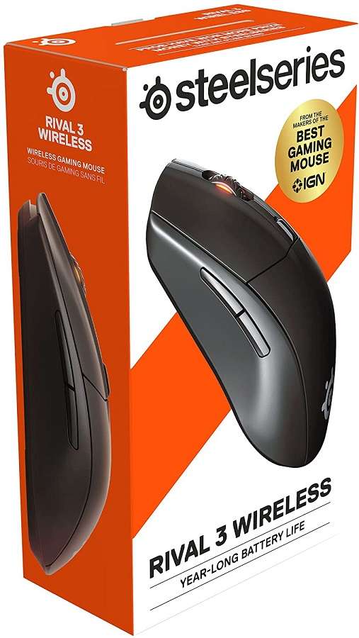 Mouse Gaming Steelseries Rival 3 Wireless - 1