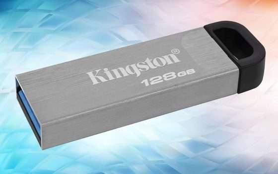 Kingston DataTraveler 128GB: velocità e robustezza a meno di 20 euro