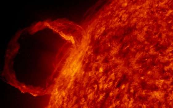 NASA cattura in foto un brillamento del Sole