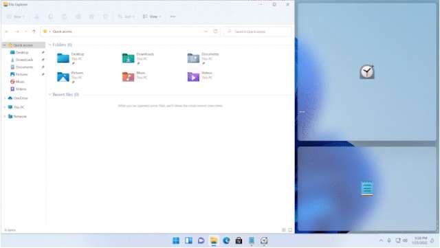Windows 11 - resize snap layout