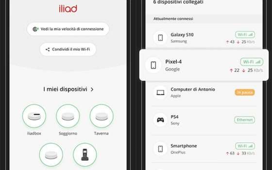 L'applicazione iliadbox Connect